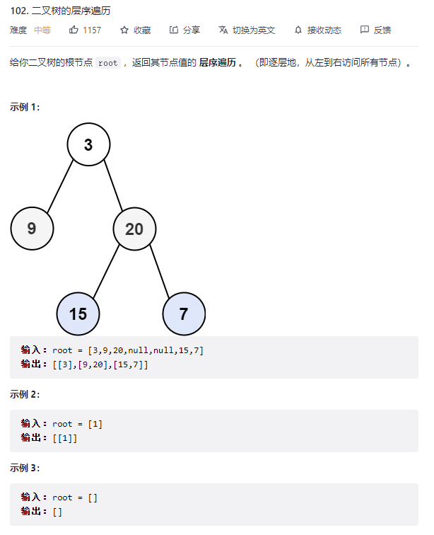二叉树的层序遍历